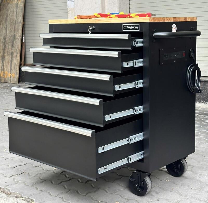 Khám Phá Tủ Dụng Cụ CSPS 76cm 5 Hộc Kéo Mặt Ván Gỗ Tiện Lợi